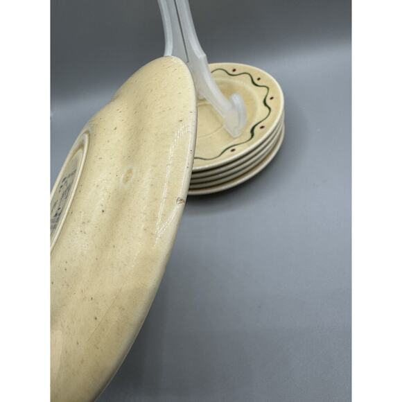 Metlox Poppytrail Saucer Tea Cup Set 6 California Provincial Chicken Vintage - Picture 5 of 8